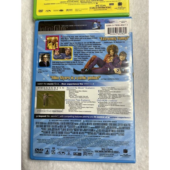 Austin Powers: International Man of Mystery & Goldmember Mike Myers DVD NEW - Picture 6 of 9